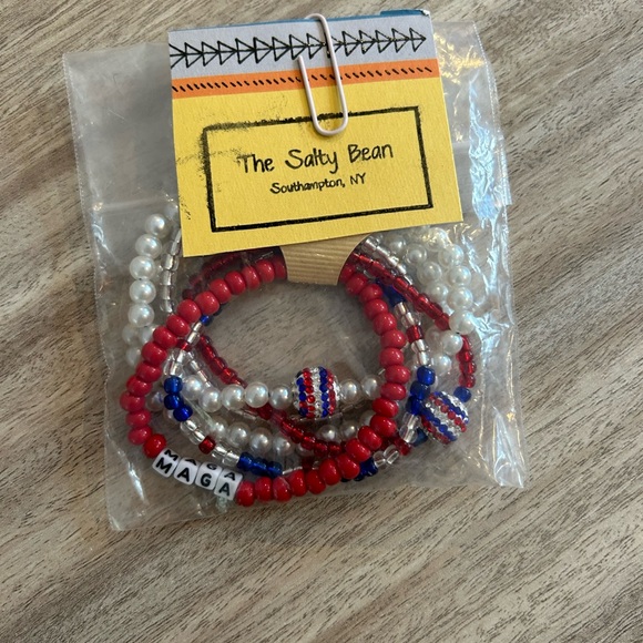 🎁 🇺🇸 NWT MAGA Make America Great Again Patriot Pack stack bracelets. - Picture 5 of 5